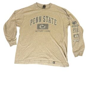 Starter Penn State Nittany Lions Tan Long Sleeve Shirt